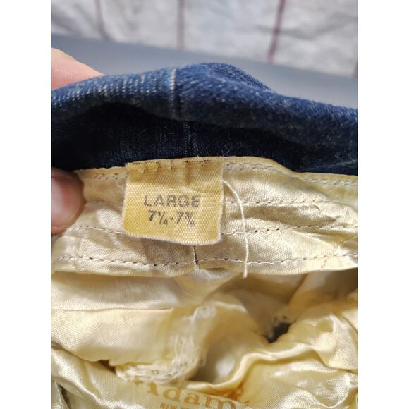 Vintage Adam New York Paperboy Cap Blue Size L - Picture 5 of 5